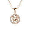 Pendentif Zodiaque Capricorne Or Rose