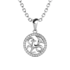 Pendentif Zodiaque Capricorne Argenté