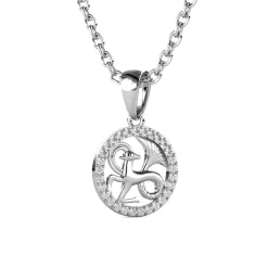 Pendentif Zodiaque Capricorne Argenté