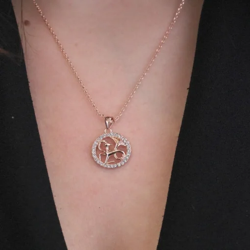 Pendentif Zodiaque Capricorne Or Rose