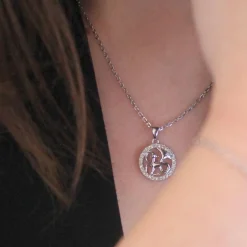 Pendentif Zodiaque Capricorne Argenté