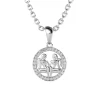 Pendentif Zodiaque Gémeaux Argenté