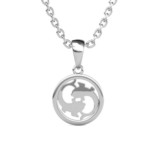 Pendentif Zodiaque Poisson Argenté