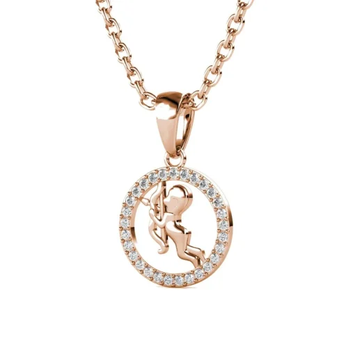 Pendentif Zodiaque Sagittaire Or Rose