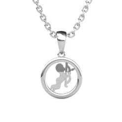 Pendentif Zodiaque Sagittaire Argenté