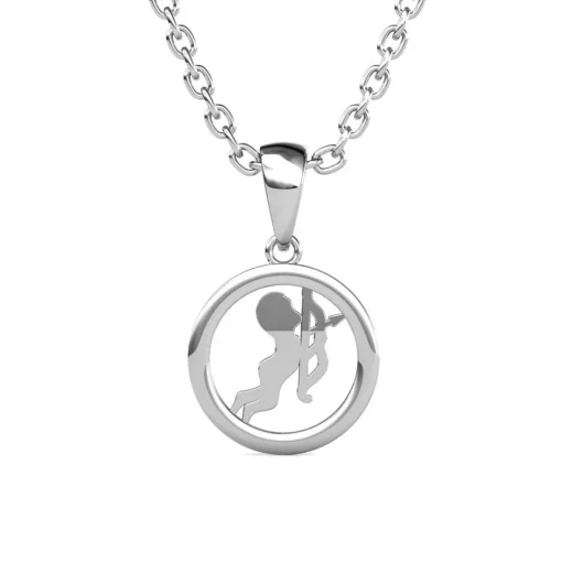 Pendentif Zodiaque Sagittaire Argenté