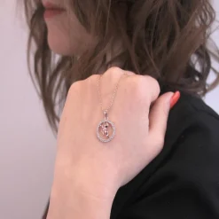 Pendentif Zodiaque Sagittaire Or Rose