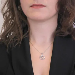Pendentif Zodiaque Sagittaire Argenté