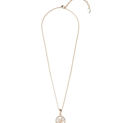 Pendentif Zodiaque Scorpion Or Rose