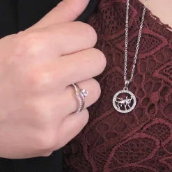 Pendentif Zodiaque Taureau Argenté