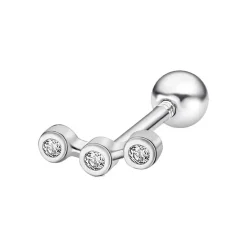 Piercing Femme Lotus Silver LP3377-9-1