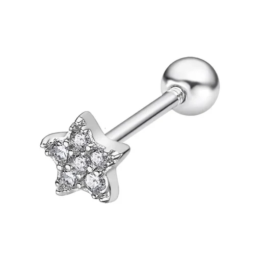 Piercing Femme Lotus Silver LP3368-9-1