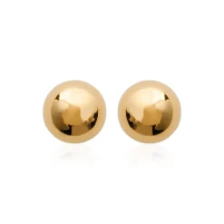 Puces femme plaqué or boules - Y3ZV5Z4