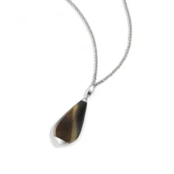 SYU05 CORNO Collier pendentif simple Corne naturelle